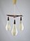Mid-Century Ceiling Light with Rotaflex Globes from Heifetz, 1960s, Image 1