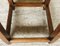 Vintage Farmhouse Stool with Footrest, 1940s, Image 10