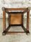 Vintage Farmhouse Stool with Footrest, 1940s, Image 12