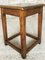 Vintage Farmhouse Stool with Footrest, 1940s, Image 7