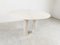 Italian Round Travertine Dining Table, 1970s 1