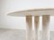 Italian Round Travertine Dining Table, 1970s, Image 6