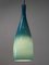 Turquoise Glass Pendant by Jacob E. Bang for Fog & Mørup, 1960s 3