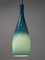 Turquoise Glass Pendant by Jacob E. Bang for Fog & Mørup, 1960s, Image 3