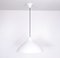 White Pendant Lamp by Lisa Johansson Pape for Orno, Finland, 1958 1