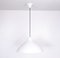 White Pendant Lamp by Lisa Johansson Pape for Orno, Finland, 1958, Image 1