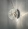 Lámpara de techo o pared era espacial de cristal de Murano Bullicante, años 60, Imagen 2