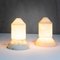 White Marble Table Lamps attributed to Sergio Asti, 1970s, Set of 2 2