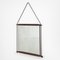 Wall Mirror with Wooden Frame and Leather Ribbon by Ico Luisa Parisi for MIM, 1950s 2