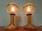 Table Lamps in Wooden Tables and Two-Tone Blown Glass from Honsel Leuchten, 1970s, Set of 2, Image 14