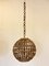 Ceiling Pendants in Wicker and Bamboo, 1970s, Set of 2 3