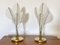 Table Lamps in Brass and Glass in the style of Maison Bagues, 1980s, Set of 2 1
