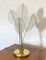 Table Lamps in Brass and Glass in the style of Maison Bagues, 1980s, Set of 2, Image 3