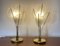 Table Lamps in Brass and Glass in the style of Maison Bagues, 1980s, Set of 2 2