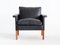 Mid-Century Swedish Leather Armchair from Mio, 1960s 1