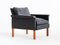 Mid-Century Swedish Leather Armchair from Mio, 1960s, Image 8