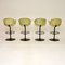 Vintage Leather Tulip Bar Stools by Pierre Paulin from Artifort, 1970s, Set of 4 3