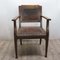 Antique Art Nouveau Wooden Armchair with Embellishments 1