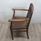 Antique Art Nouveau Wooden Armchair with Embellishments, Image 5