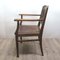 Antique Art Nouveau Wooden Armchair with Embellishments 4