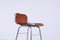 Leather and Chrome Bar Stool from Les Arcs, 1960s, Image 7