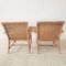 Vintage Armchairs in Basket Mesh and Bamboo, 1930s, Set of 2, Image 5