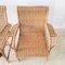 Vintage Armchairs in Basket Mesh and Bamboo, 1930s, Set of 2 9