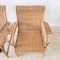 Vintage Armchairs in Basket Mesh and Bamboo, 1930s, Set of 2, Image 9