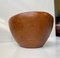 Scandinavian Modern Hand-Turned Bowl in Teak from Esa, 1950s, Image 7