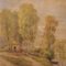 A. Corradi, Italian Landscape, 1950s, Oil on Masonite, Framed 8