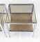 Chrome and Smoked Glass Side Tables, France, 1970s, Set of 2, Image 3