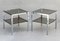 Chrome and Smoked Glass Side Tables, France, 1970s, Set of 2, Image 7