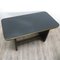 Vintage Wooden Table with Inlaid Black Glass Top, 1950s 7