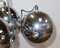 Lampada a sospensione Eyeball in metallo cromato e metallo, anni '60, Immagine 12