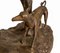 Französische Napoleon III Jäger- und Hundefigur aus Bronze, 1890er 11