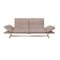 Loveseat Francis de tela gris de Koinor, Imagen 1