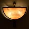 Art Deco Style Marble Colored Opaline Glass Wall Light, 1970s 3