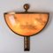 Art Deco Style Marble Colored Opaline Glass Wall Light, 1970s 8