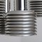 Metal and Chrome Cascading Pendant Light attributed to Staff Leuchten, 1970s 7