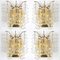 Brass and Glass Sconces attributed to Kalmar, Vienna, 1969, Set of 2 4