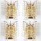 Brass and Glass Sconces attributed to Kalmar, Vienna, 1969, Set of 2, Image 4