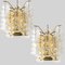 Brass and Glass Sconces attributed to Kalmar, Vienna, 1969, Set of 2 5