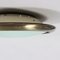 Deckenlampe aus Aluminium, Messing und Glas, Italien, 1950er 5