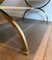 Brass Coffee Table with Marble Tray from Maison Jansen, 1940s, Image 9
