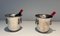 Silver Metal Champagne Buckets, 1970s, Set of 2 2
