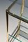 Magazine Rack in Polished Bronze and Glass by Jacques Théophile Lepelletier, 1970s, Image 6