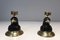 Candlesticks Representing Carved Wooden Eagles with Brass Spikes and Glass Eyes from Houy Pouiga, 1970s, Set of 2, Image 3
