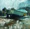 Julian Rowe, Resting Boat, Oil Painting, 2023 1