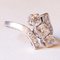Ring in White Gold 18k with Diamonds, 1940s, Image 8