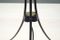 Mid-Century Italian Black Steel & Brass Tripod Floor Lamp 25